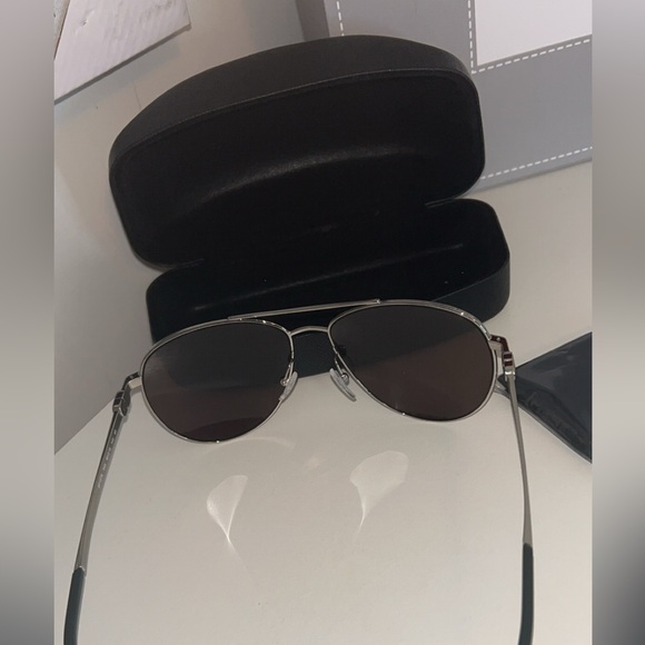 Salvatore Ferragamo Silver Aviator Sunglasses - Picture 6 of 10